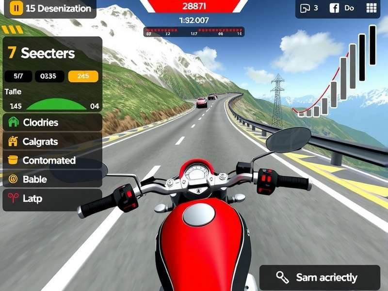 Himalayan Speedster gameplay showing racing through mountain roads
